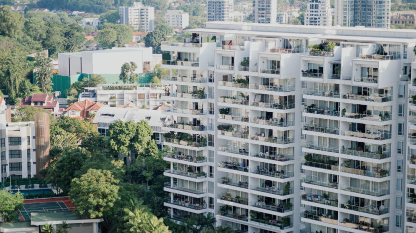 "Newly constructed residential apartments in Jaipur with modern design"